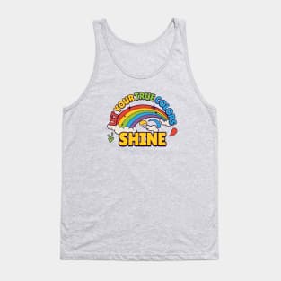 LGBTQ Let Your True Colors Shine Pride Month Tank Top